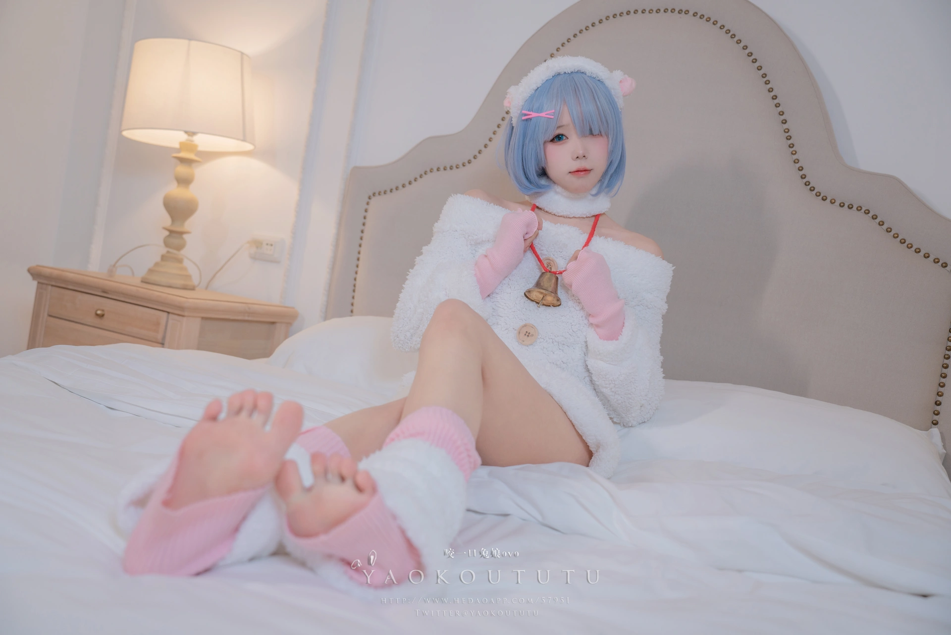 咬一口兔娘(黏黏团子兔) – NO.038 T3特典 蕾姆咩咩 0